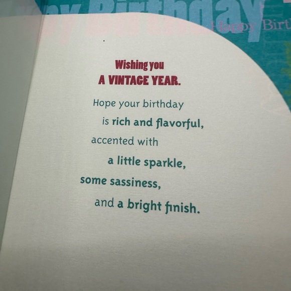 🧡10/$10 Multicolor Birthday Design Card - Picture 2 of 3